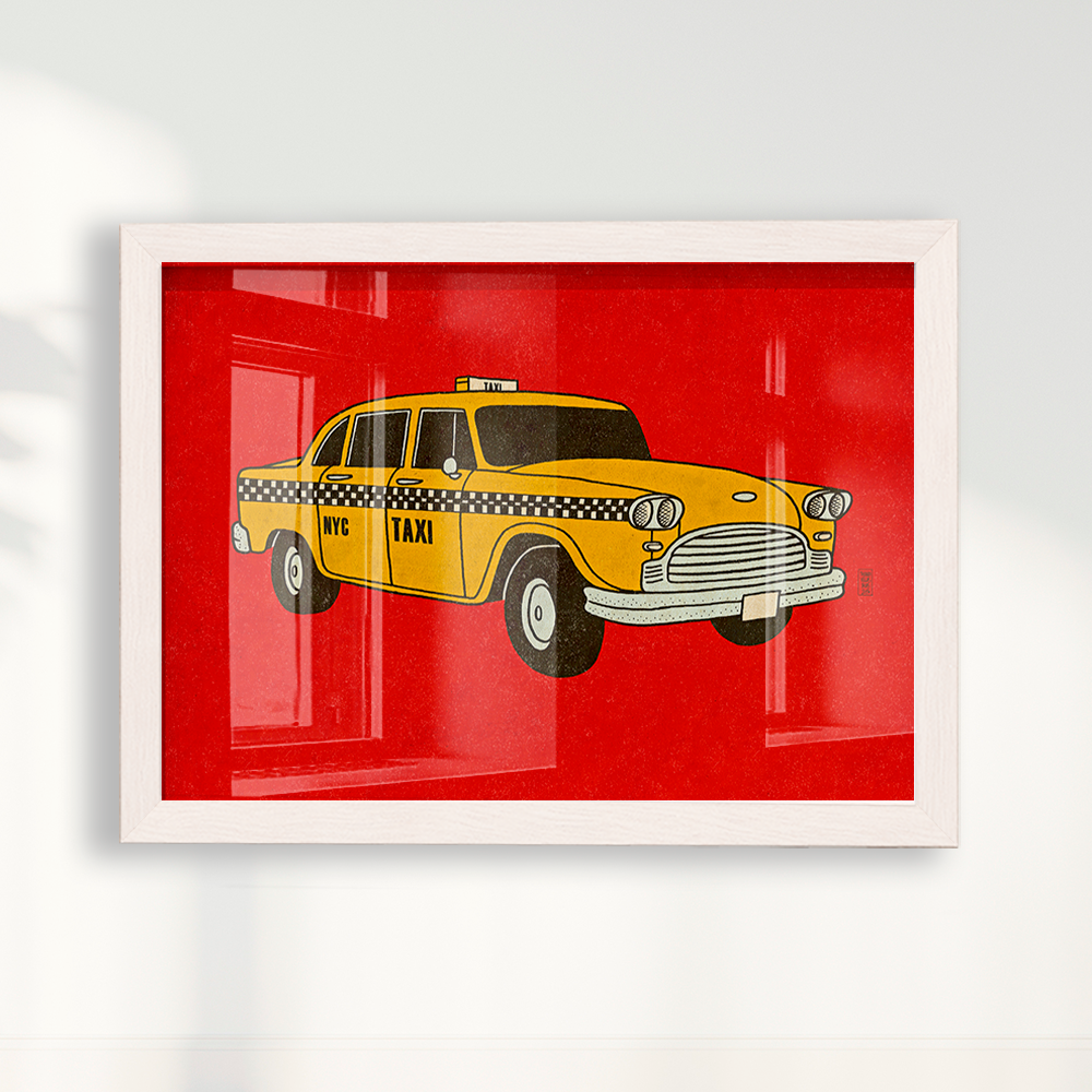 Quadro Taxi NYC por Thiago Villas Boas