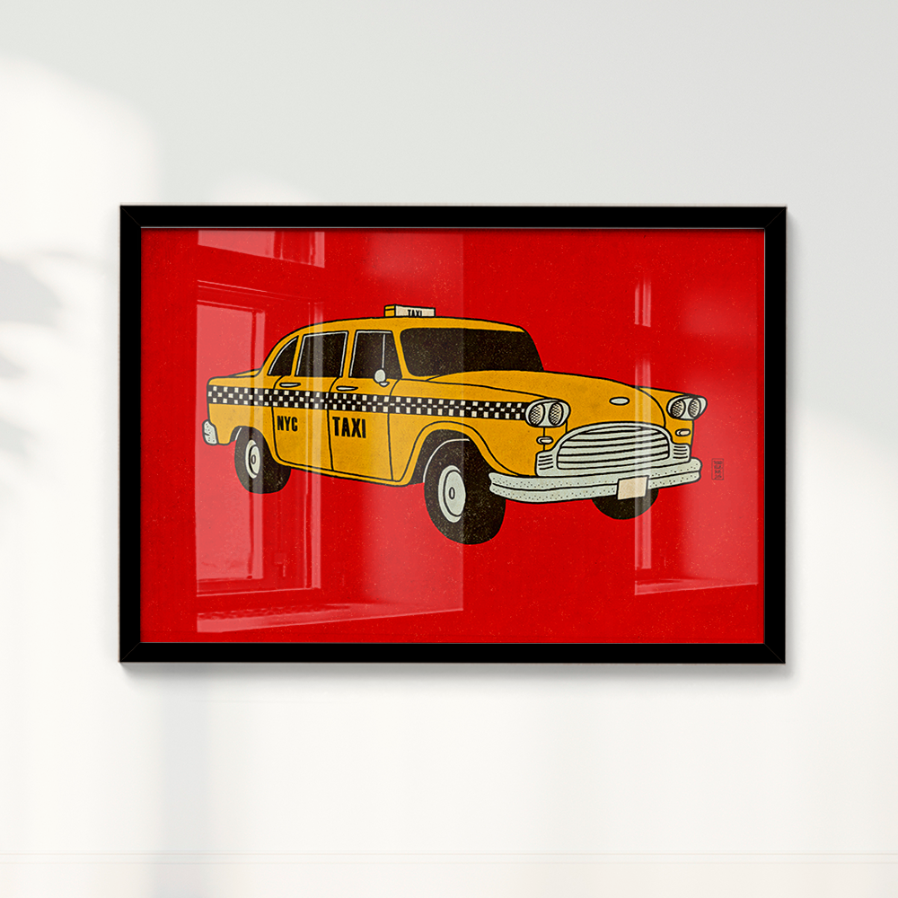 Quadro Taxi NYC por Thiago Villas Boas