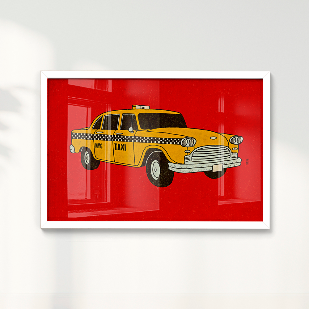 Quadro Taxi NYC por Thiago Villas Boas