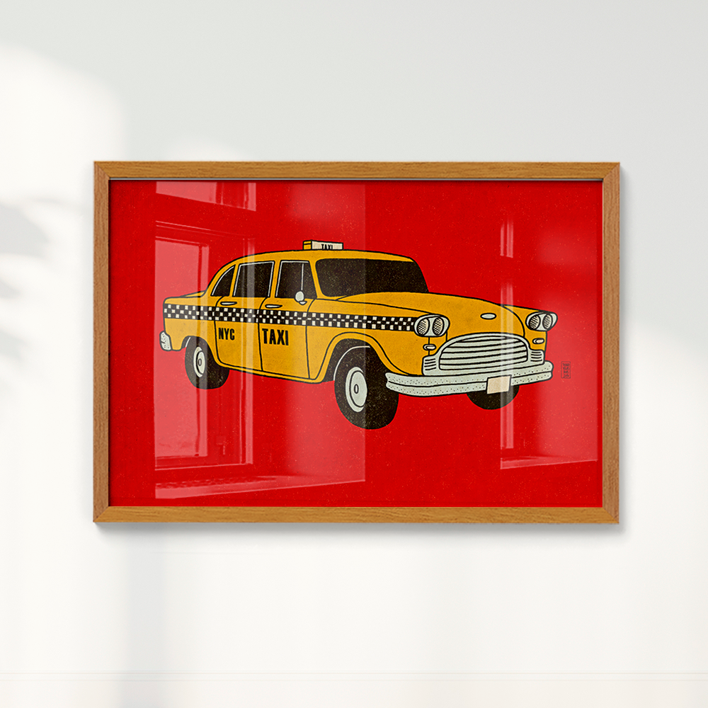 Quadro Taxi NYC por Thiago Villas Boas