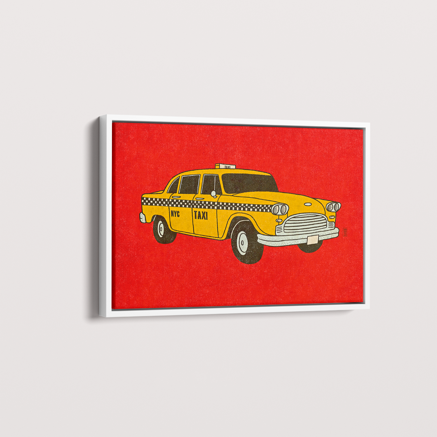Quadro Taxi NYC por Thiago Villas Boas