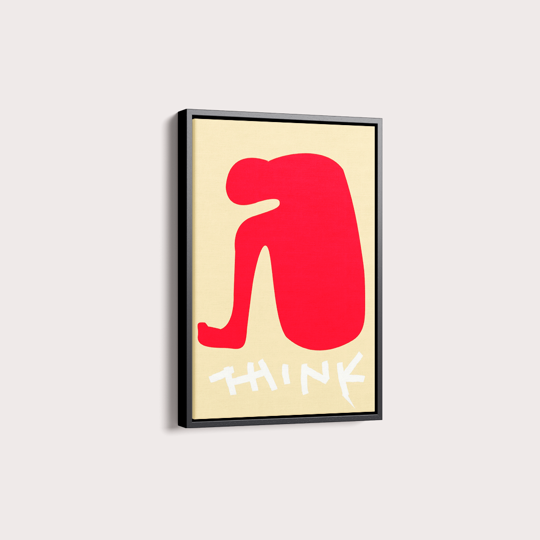Quadro Think por Heloisa Camargo