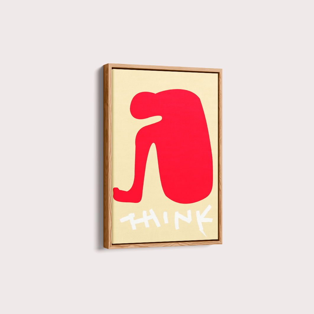 Quadro Think por Heloisa Camargo