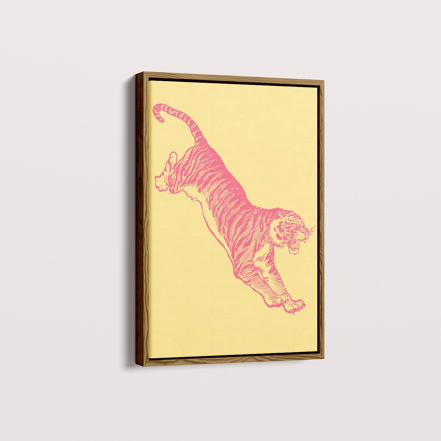 Quadro Tiger Yellow