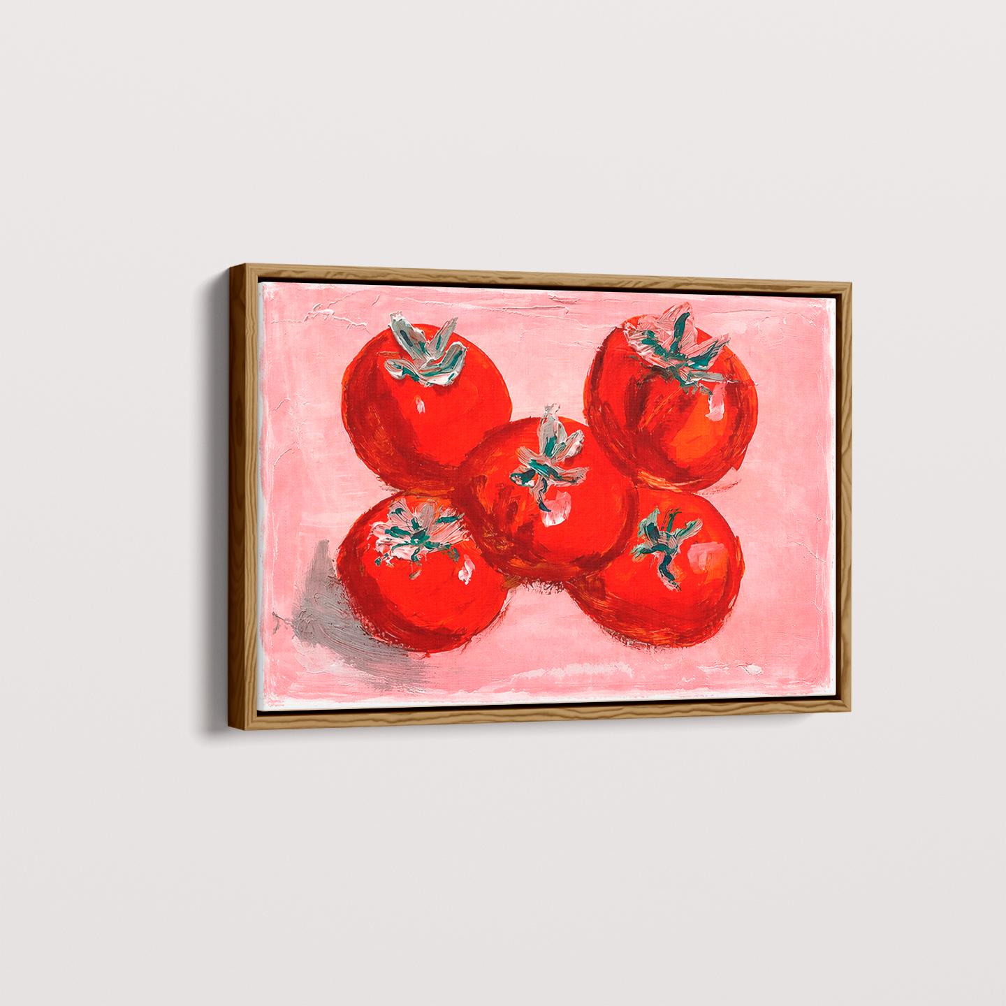 Quadro LUZ E TOMATES por Vitória Fitz