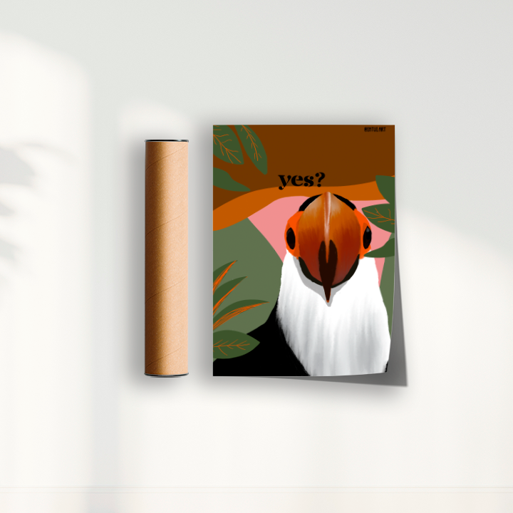 Quadro Tucano por Intui.Art