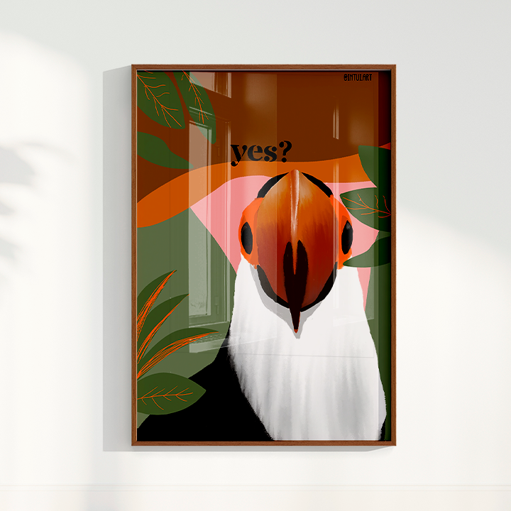 Quadro Tucano por Intui.Art