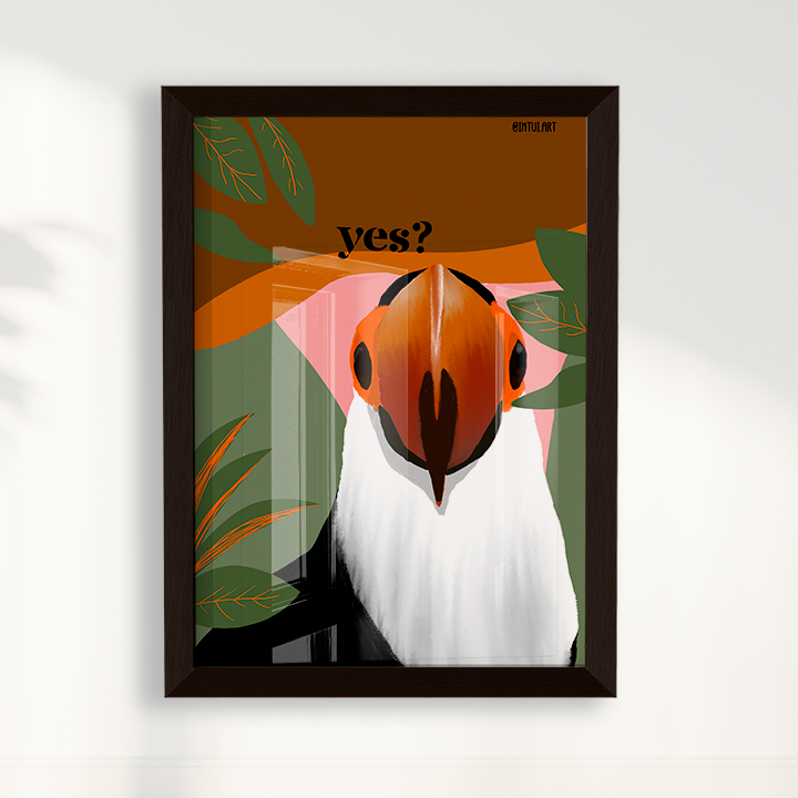 Quadro Tucano por Intui.Art