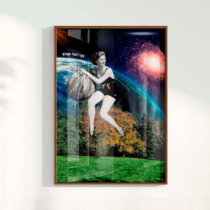 Quadro Signos - Virgo Feelings por Joana Petribú
