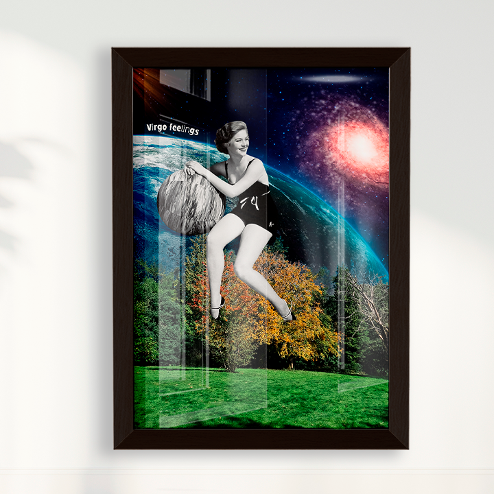 Quadro Signos - Virgo Feelings por Joana Petribú
