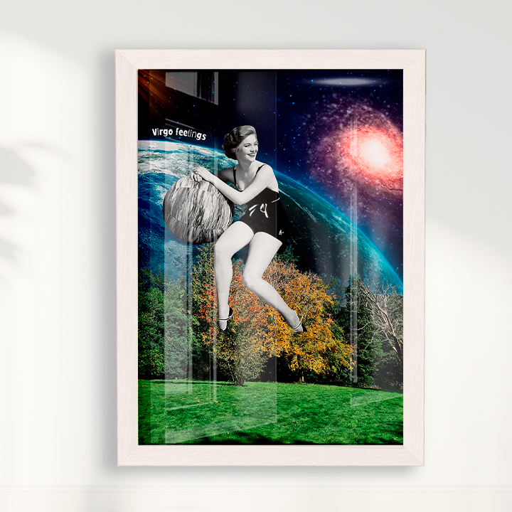 Quadro Signos - Virgo Feelings por Joana Petribú