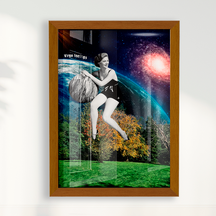 Quadro Signos - Virgo Feelings por Joana Petribú