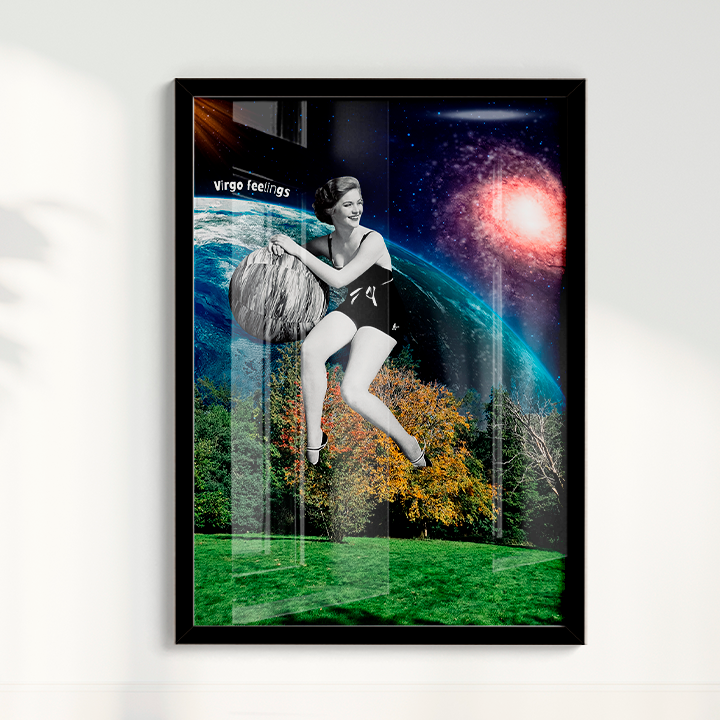 Quadro Signos - Virgo Feelings por Joana Petribú