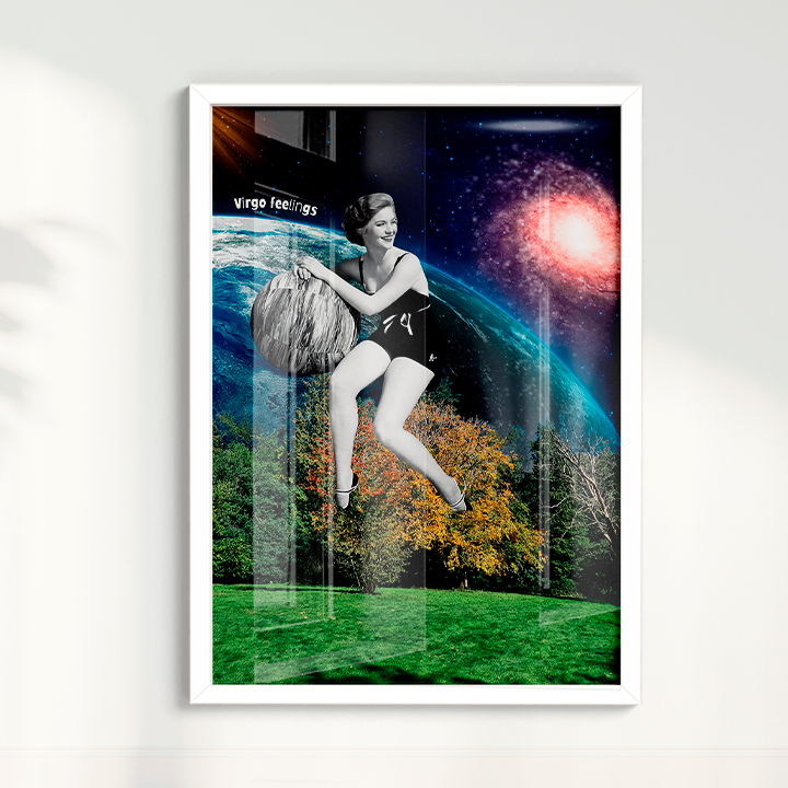 Quadro Signos - Virgo Feelings por Joana Petribú