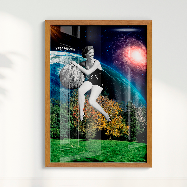 Quadro Signos - Virgo Feelings por Joana Petribú
