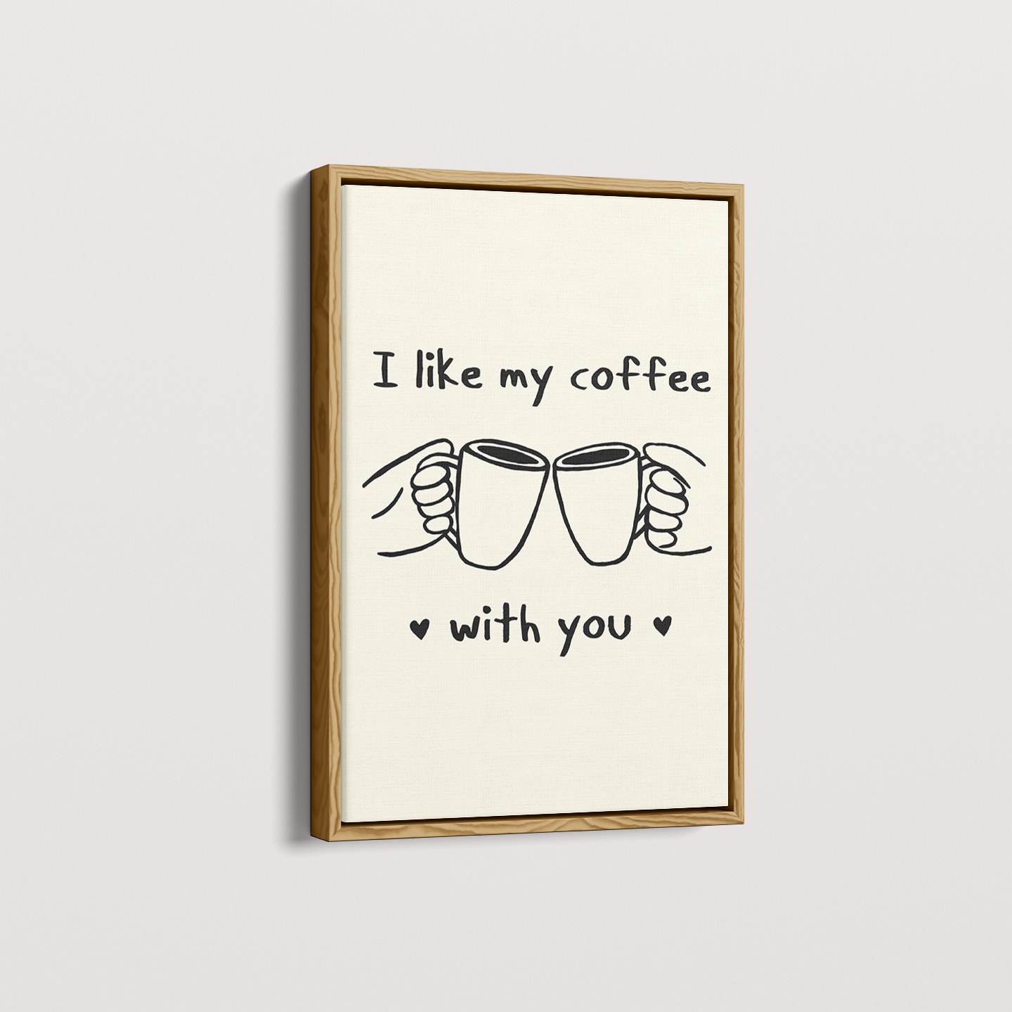 Quadro Coffee With You Bruna Miyuki