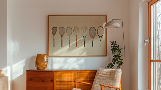 Quadro Raquetes de Tênis