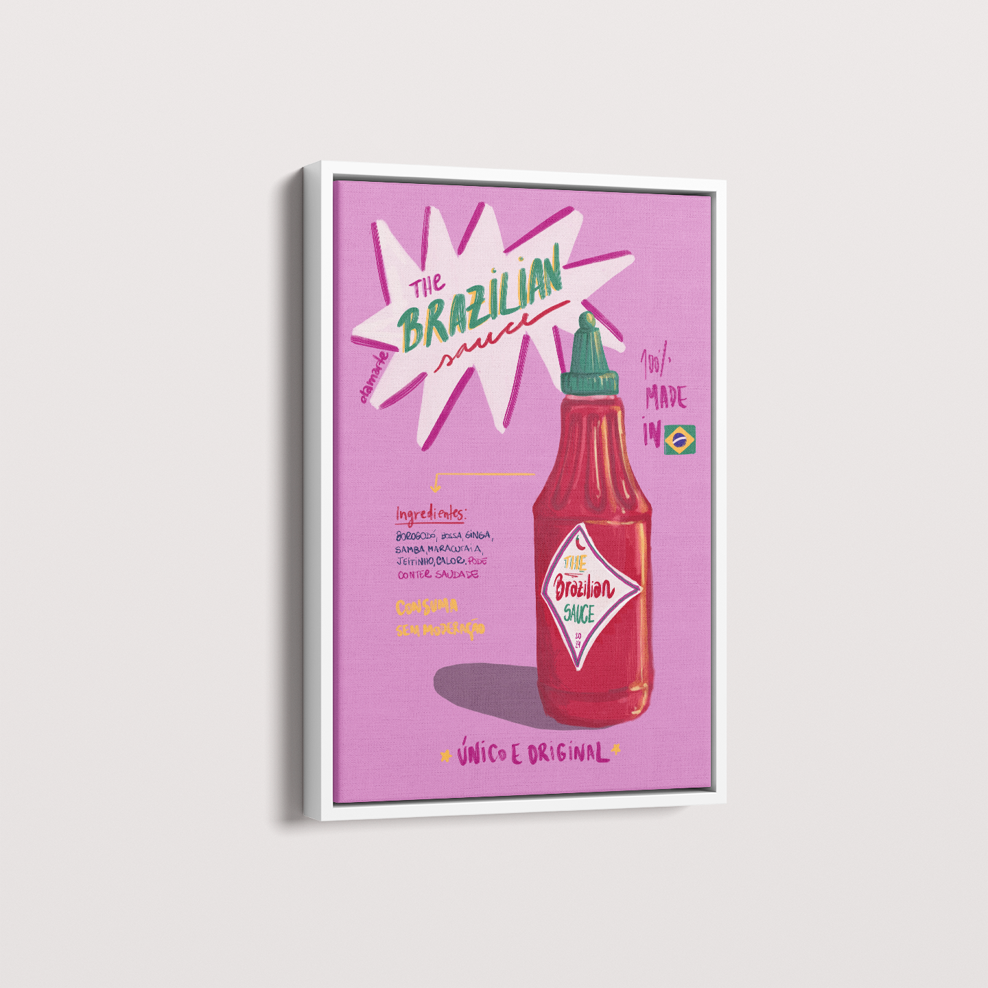 Quadro THE BRAZILIAN SAUCE por Ela Marte