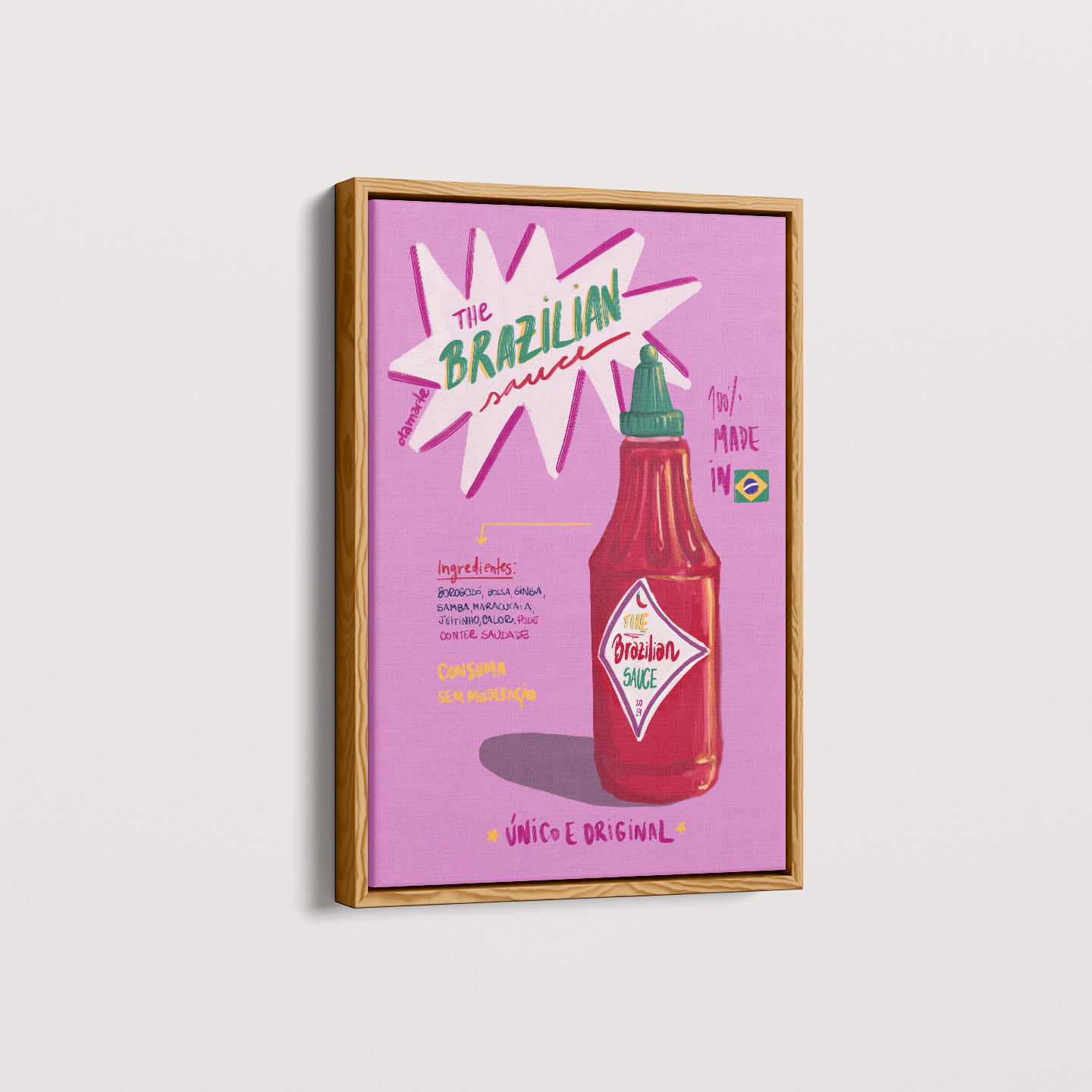 Quadro THE BRAZILIAN SAUCE por Ela Marte