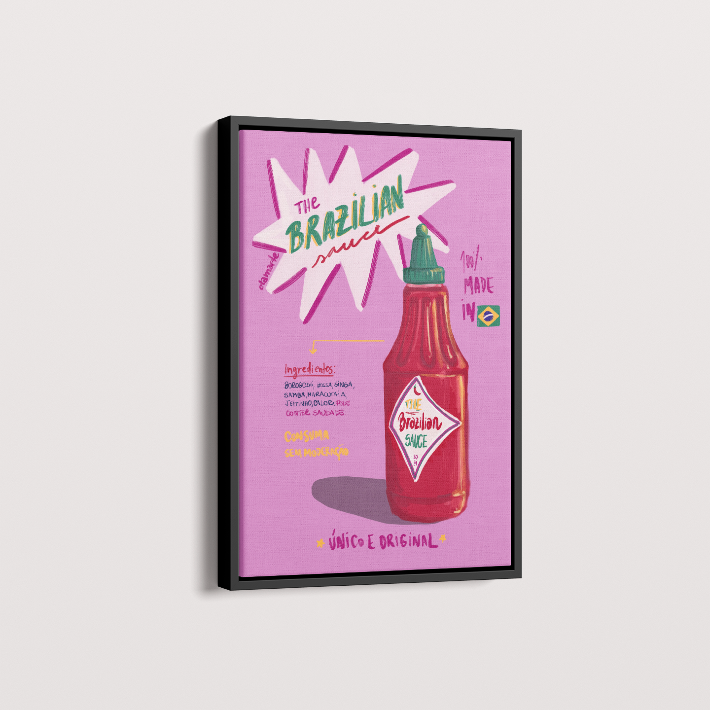 Quadro THE BRAZILIAN SAUCE por Ela Marte