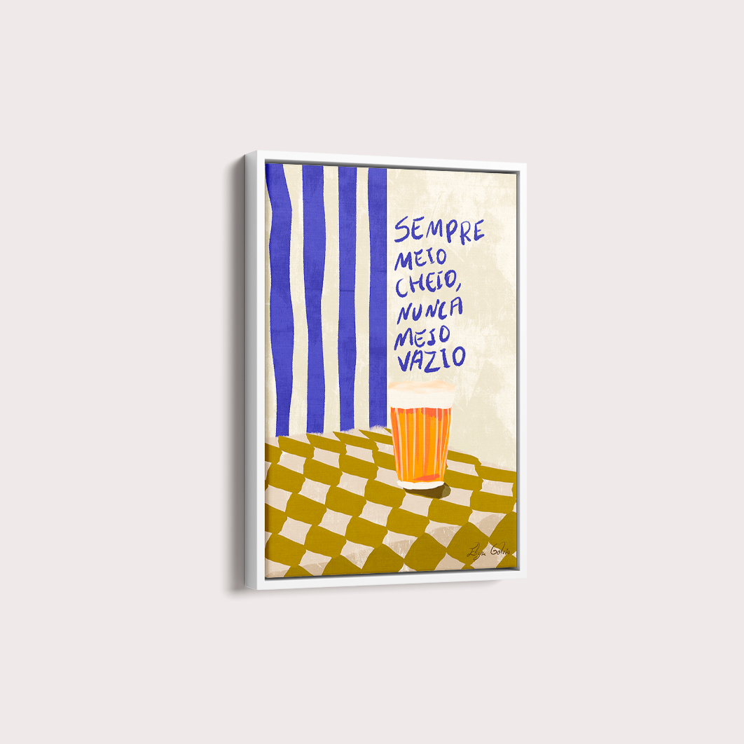 Quadro Sempre meio cheio por Elizeu Galvão