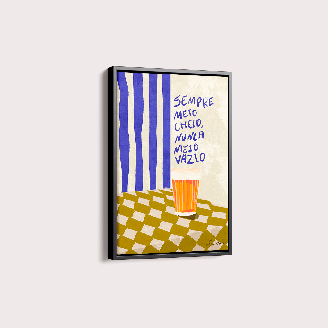 Quadro Sempre meio cheio por Elizeu Galvão
