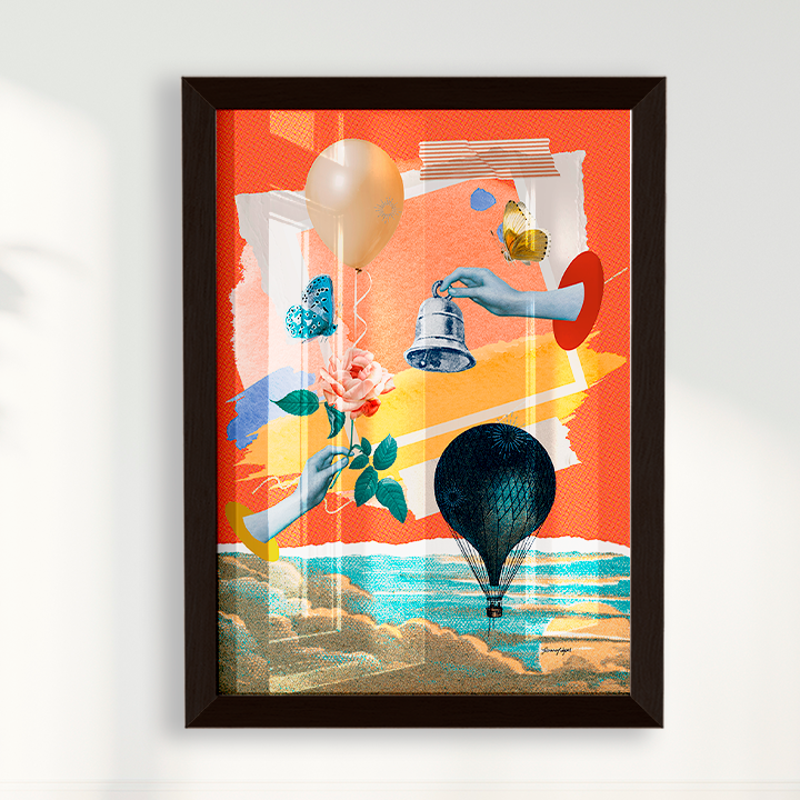 Quadro Sino e Balão por Adoro Cores