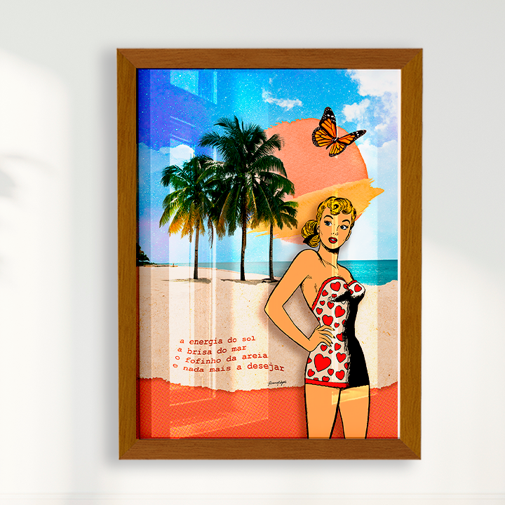Quadro Sol & Mar por Adoro Cores
