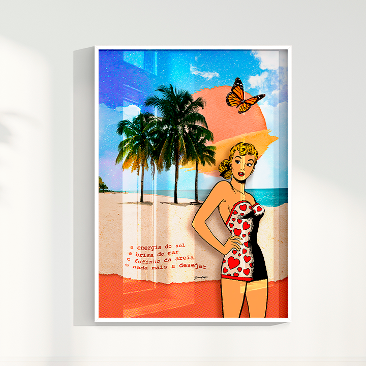 Quadro Sol & Mar por Adoro Cores
