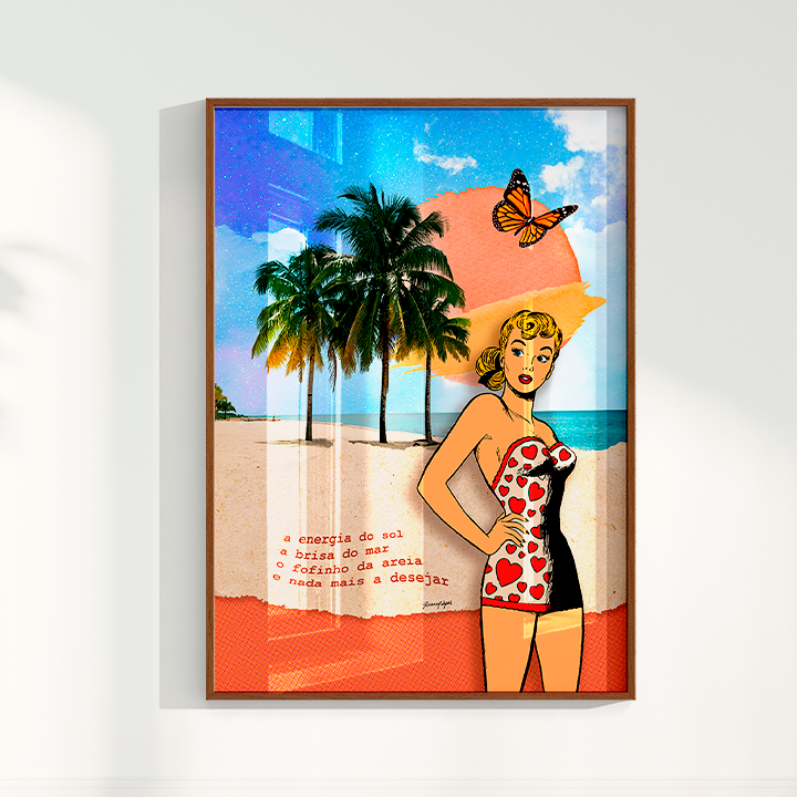 Quadro Sol & Mar por Adoro Cores