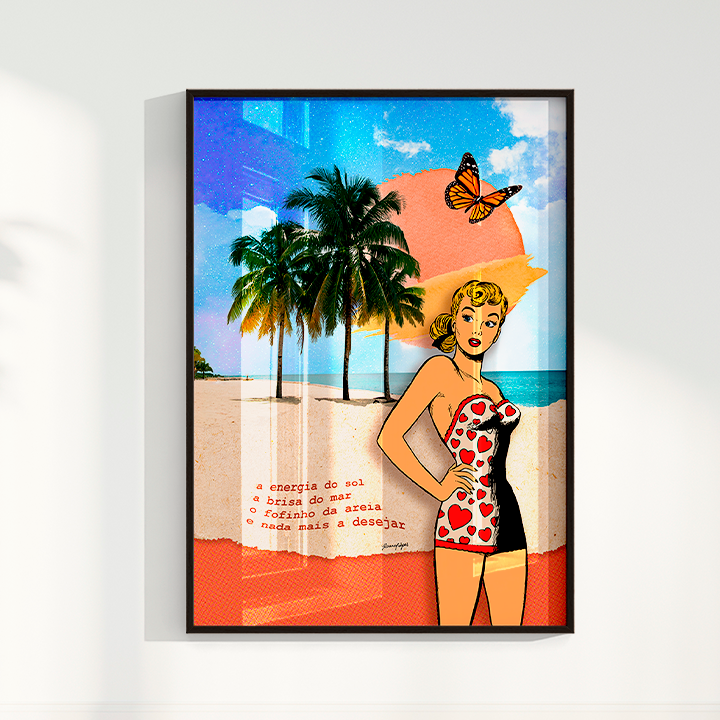 Quadro Sol & Mar por Adoro Cores