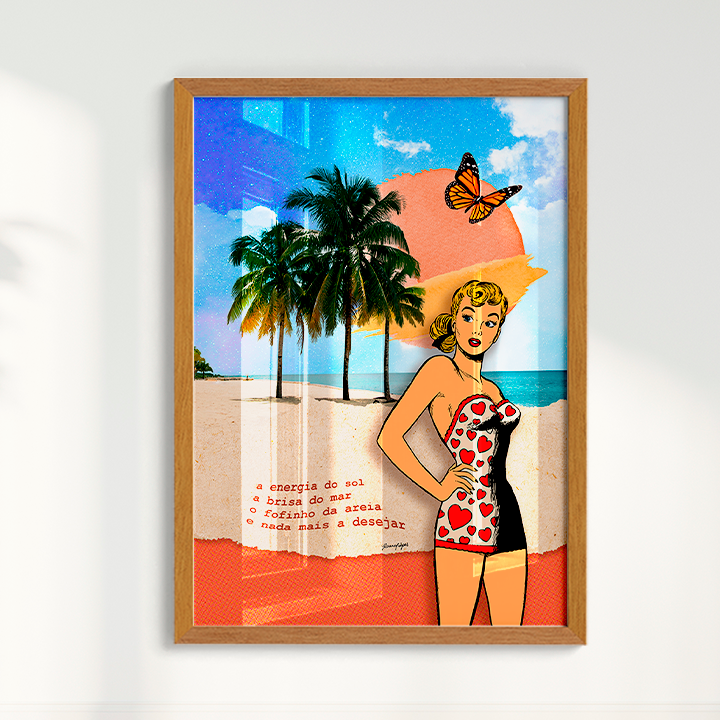 Quadro Sol & Mar por Adoro Cores