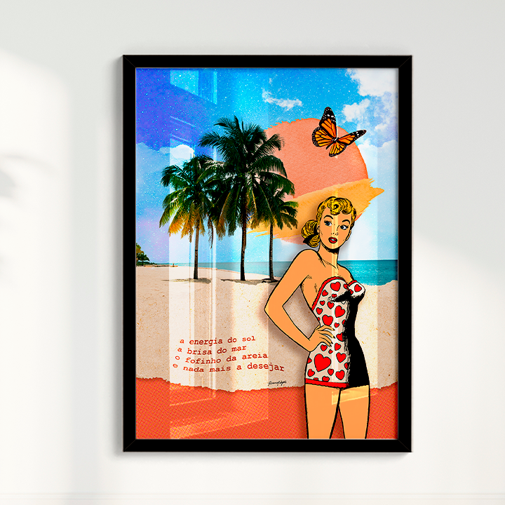 Quadro Sol & Mar por Adoro Cores