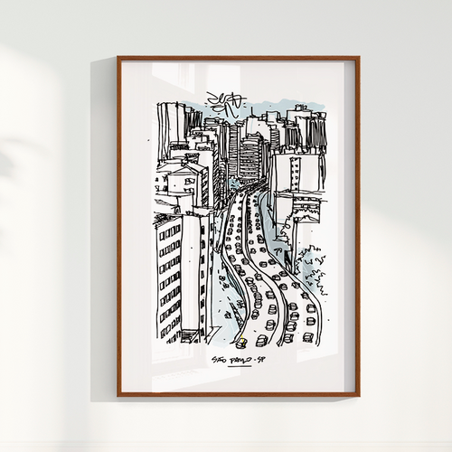 Quadro São Paulo por Samuel Choer
