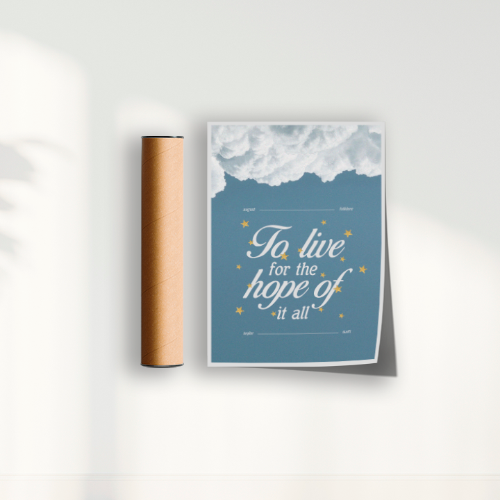 Quadro Livin ' for the hope por Larissa Lira