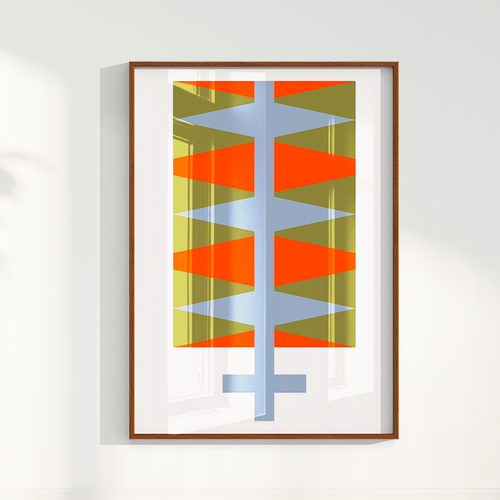 Quadro Valentim 03 por Flávia Miranda