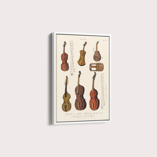Violinos Vintage Poster