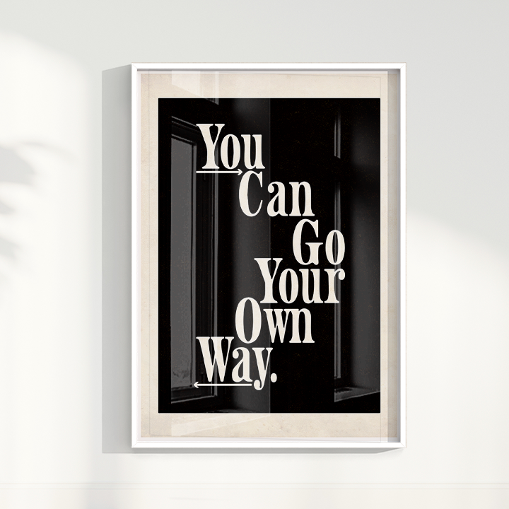 Quadro You Can Go Your Own Way Thiago Villas Boas