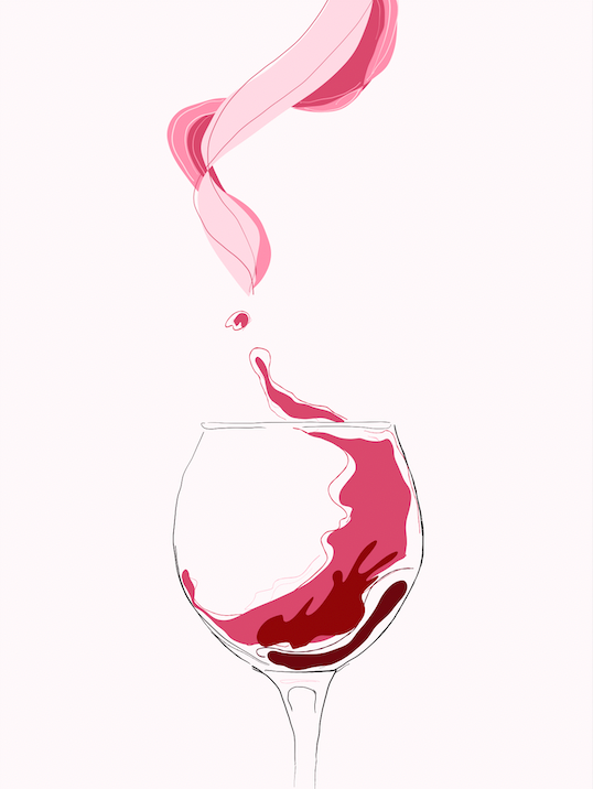Quadro Vinho 1 por João de Rossi