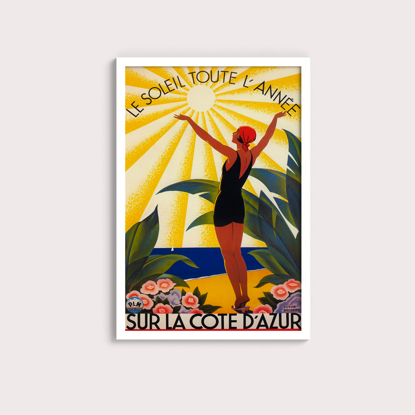 Sur la cote de a´zur -
