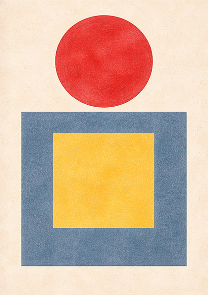 Quadro METADE DO QUADRADO por Vitória Fitz