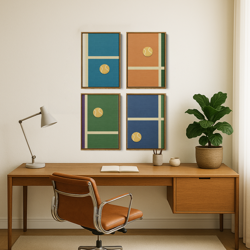 Galerias de Arte em Casa: Composições com Vários Quadros – LARTESTUDIO