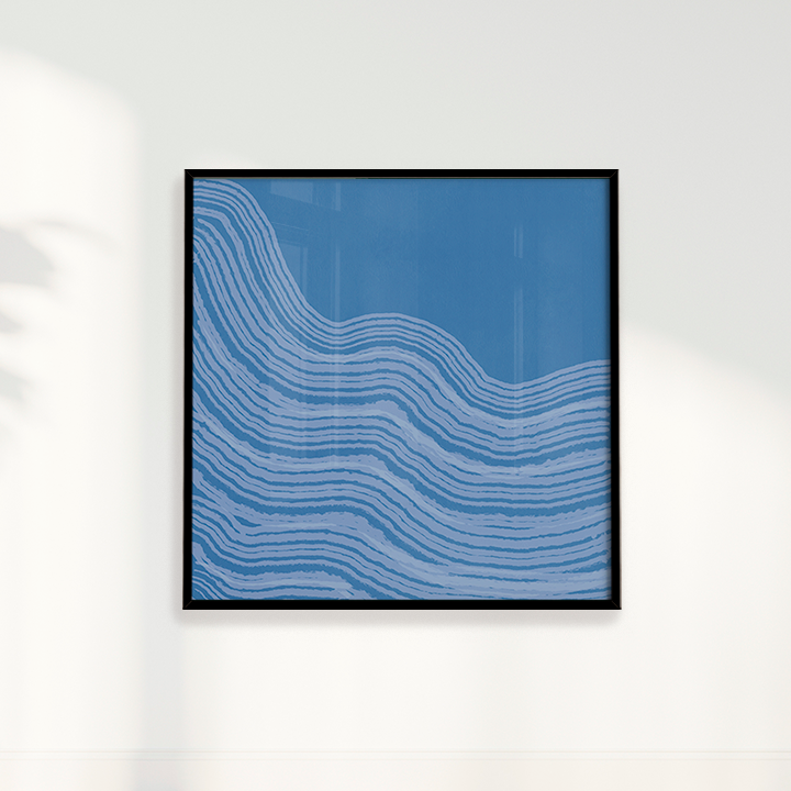 Quadro Ondas por Nicole Romão