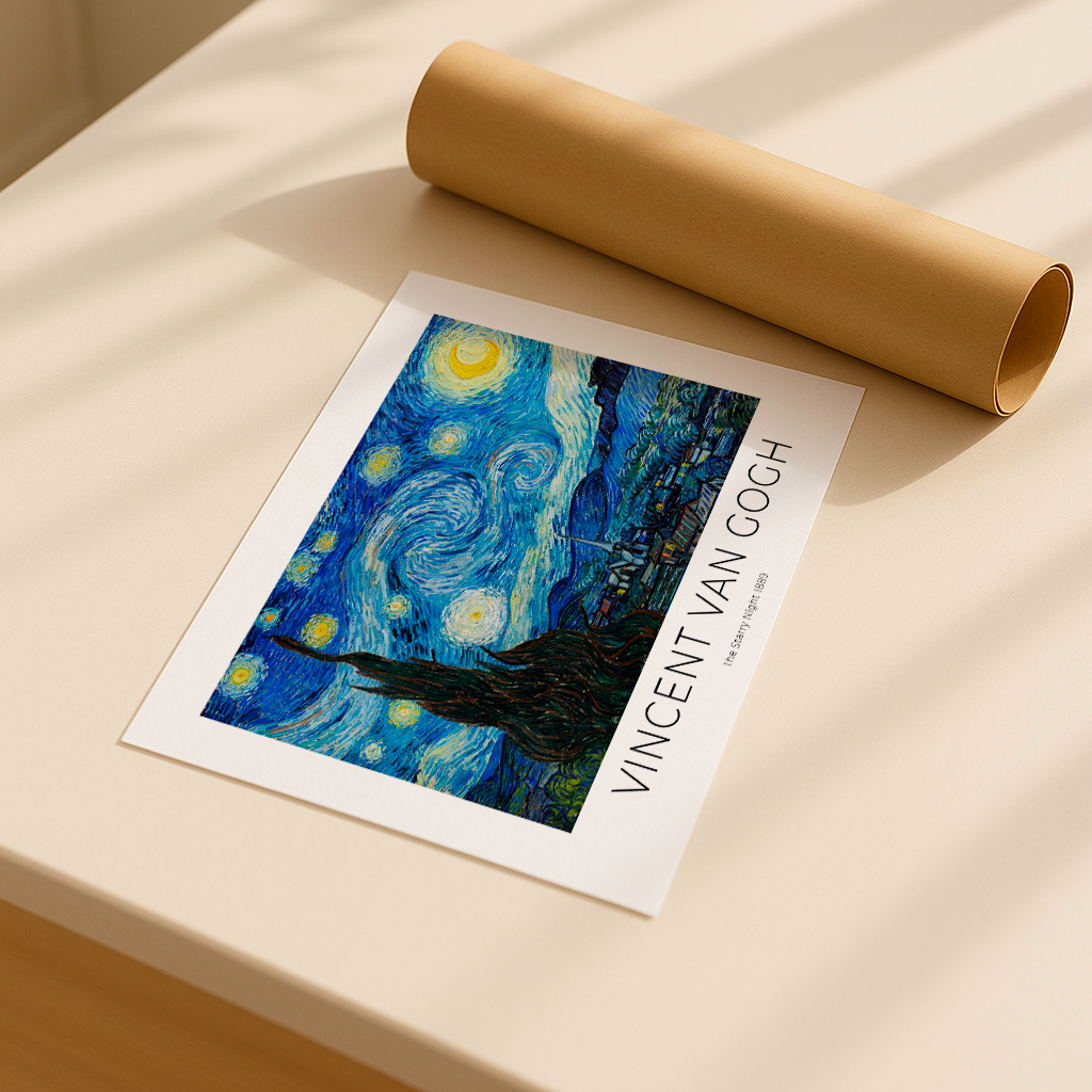 Print Arte Van Gogh A4 pronta entrega