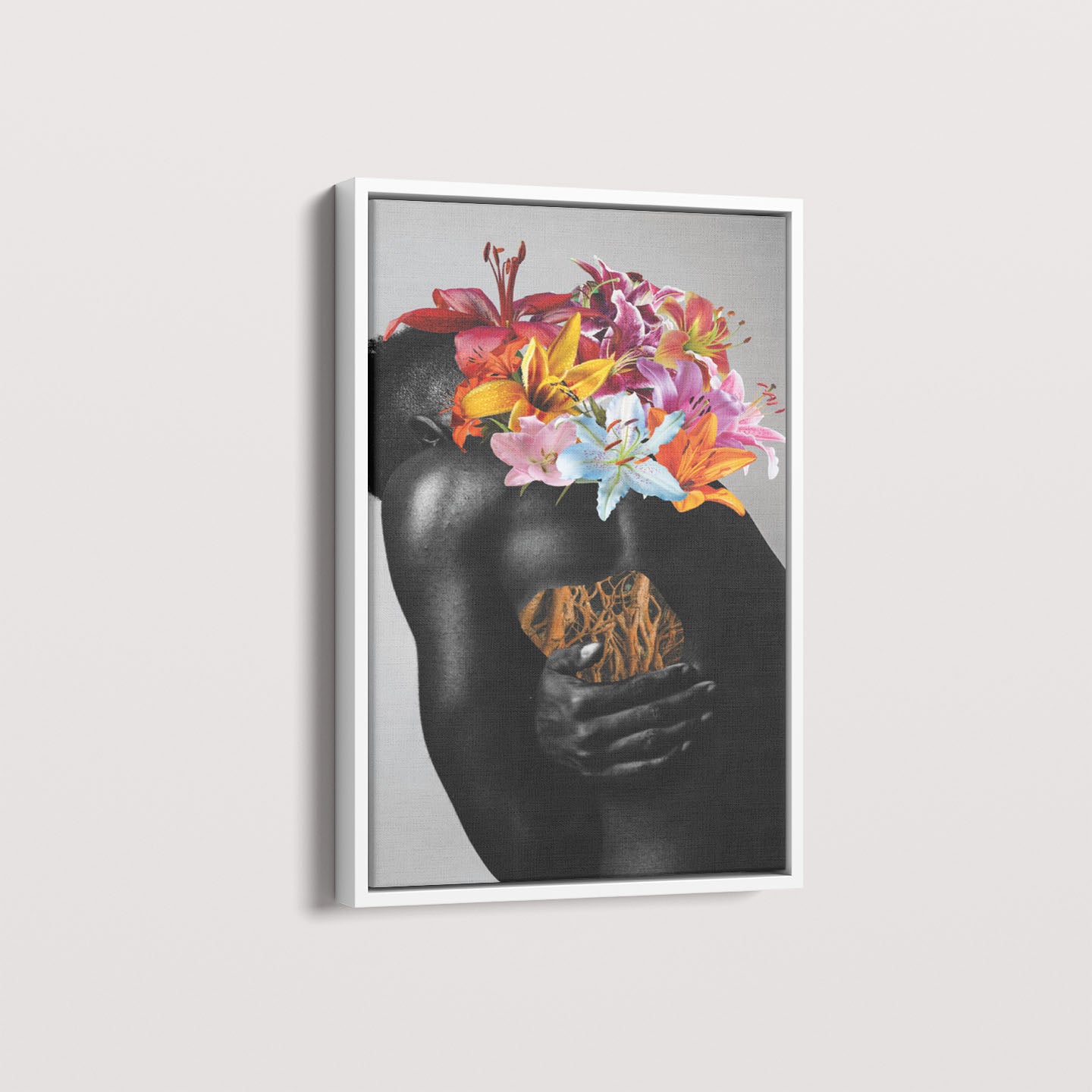 Quadro A dor de florescer por Bruna Carolina