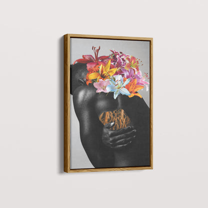 Quadro A dor de florescer por Bruna Carolina