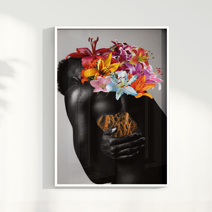Quadro A dor de florescer por Bruna Carolina
