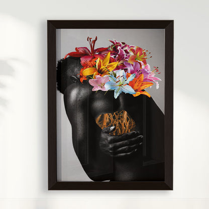 Quadro A dor de florescer por Bruna Carolina