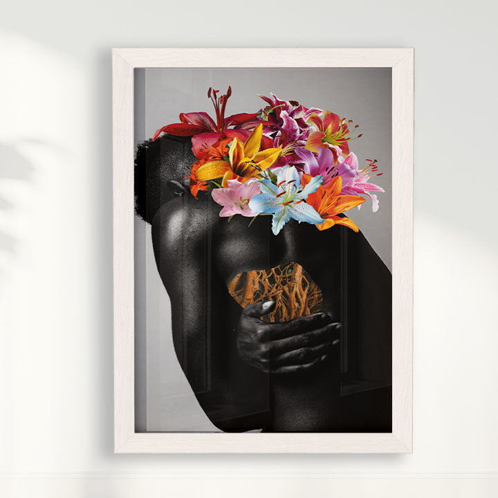 Quadro A dor de florescer por Bruna Carolina