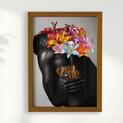 Quadro A dor de florescer por Bruna Carolina
